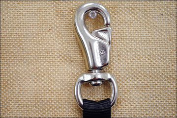 Weaver Black Nylon Tack Horse Trailer Tie Nickel Plated Hardware